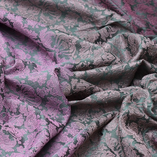  Panel V-80 Damask Wholesale Jacquard Background Curtain Fabrics Living Room and Bedroom Curtains 10 Models  300x300 cm 100% Polyester